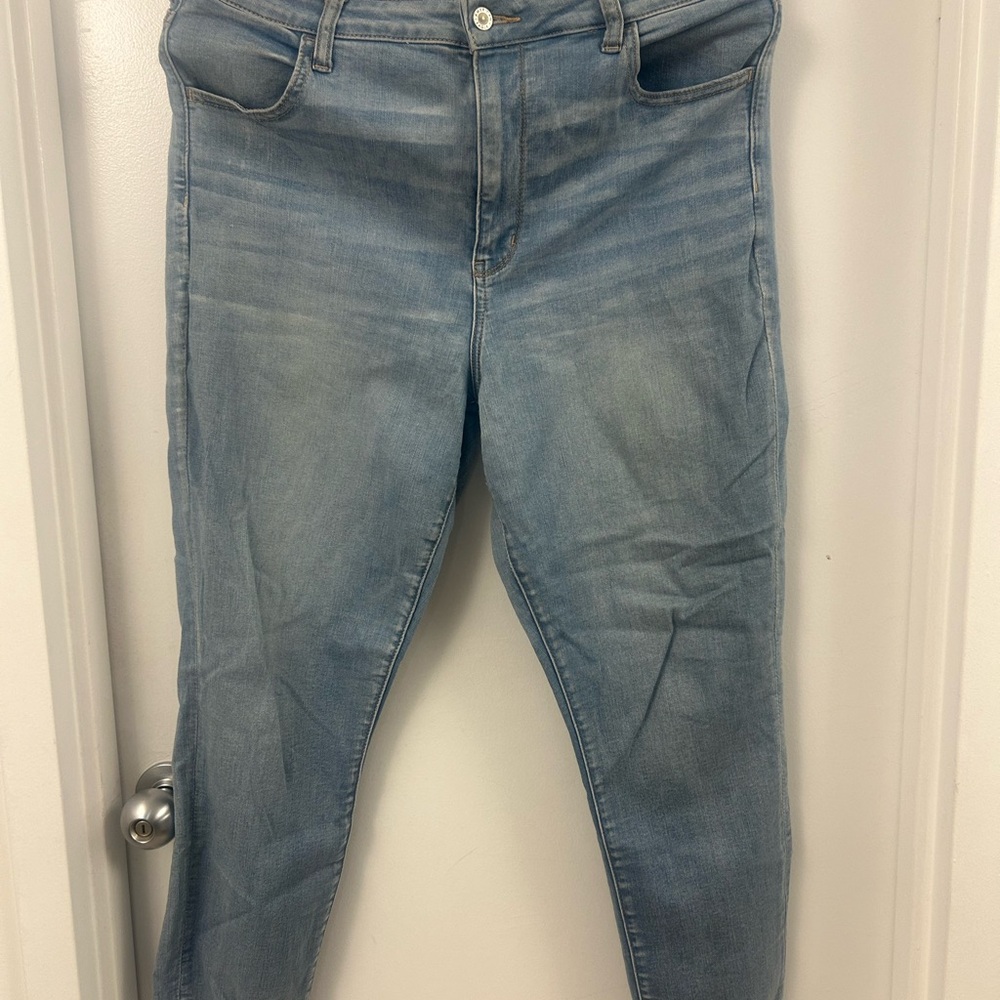 American Eagle Outfitters Light Blue Stretch Denim